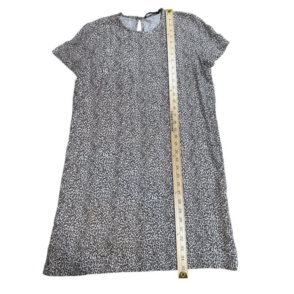 Jenni Kayne leopard print shirt dress size medium - Picture 7 of 9